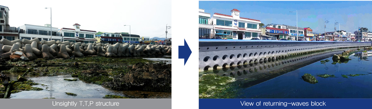 Improvement of the coastal environment
